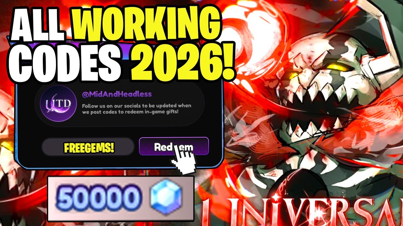 *NEW* ALL WORKING CODES FOR UNIVERSAL TOWER DEFENSE IN 2026! ROBLOX UNIVERSAL TOWER DEFENSE CODES