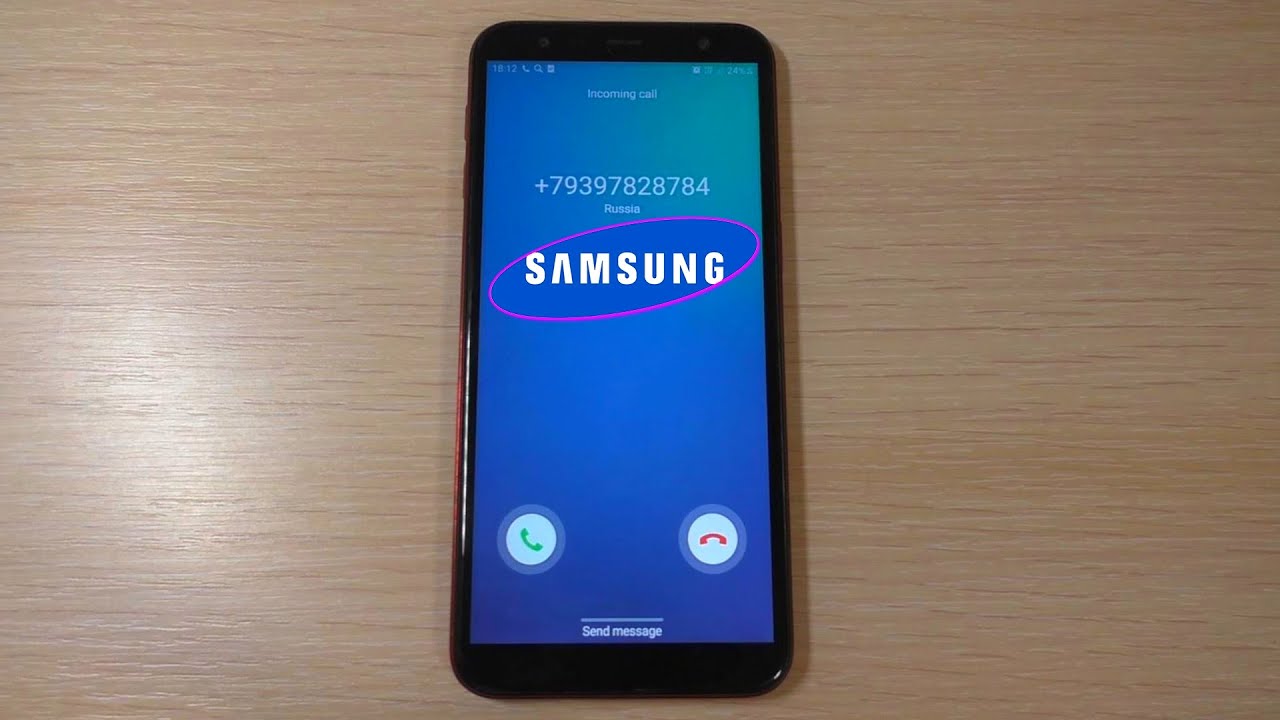 Samsung Galaxy J6+ Incoming Call in 2022