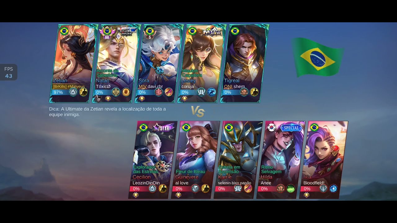 mobile legends rumo a mítico 