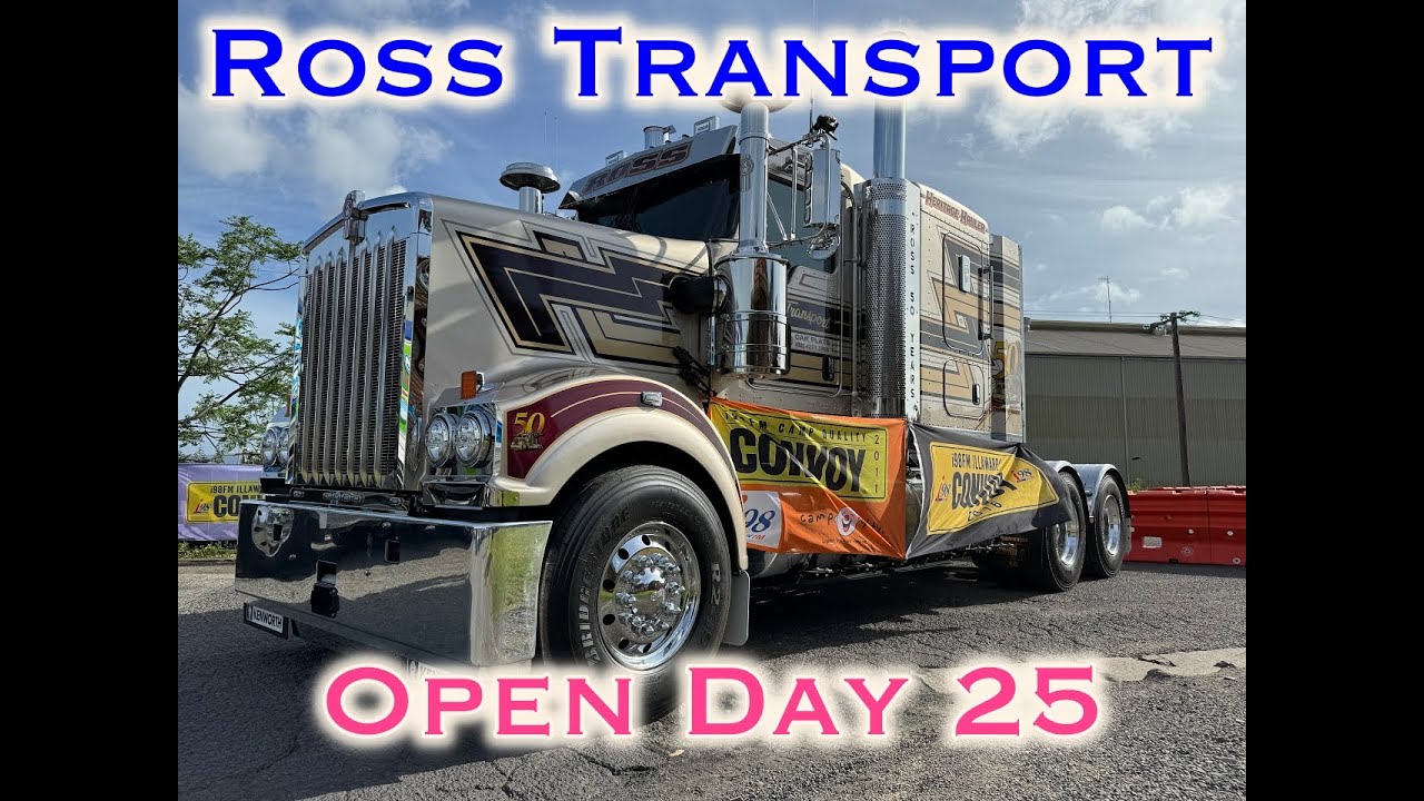 Ross Transport Open Day 25 RC TRUCKS RC CONSTRUCTION RC LOADERS RC EXCAVATOR LESU