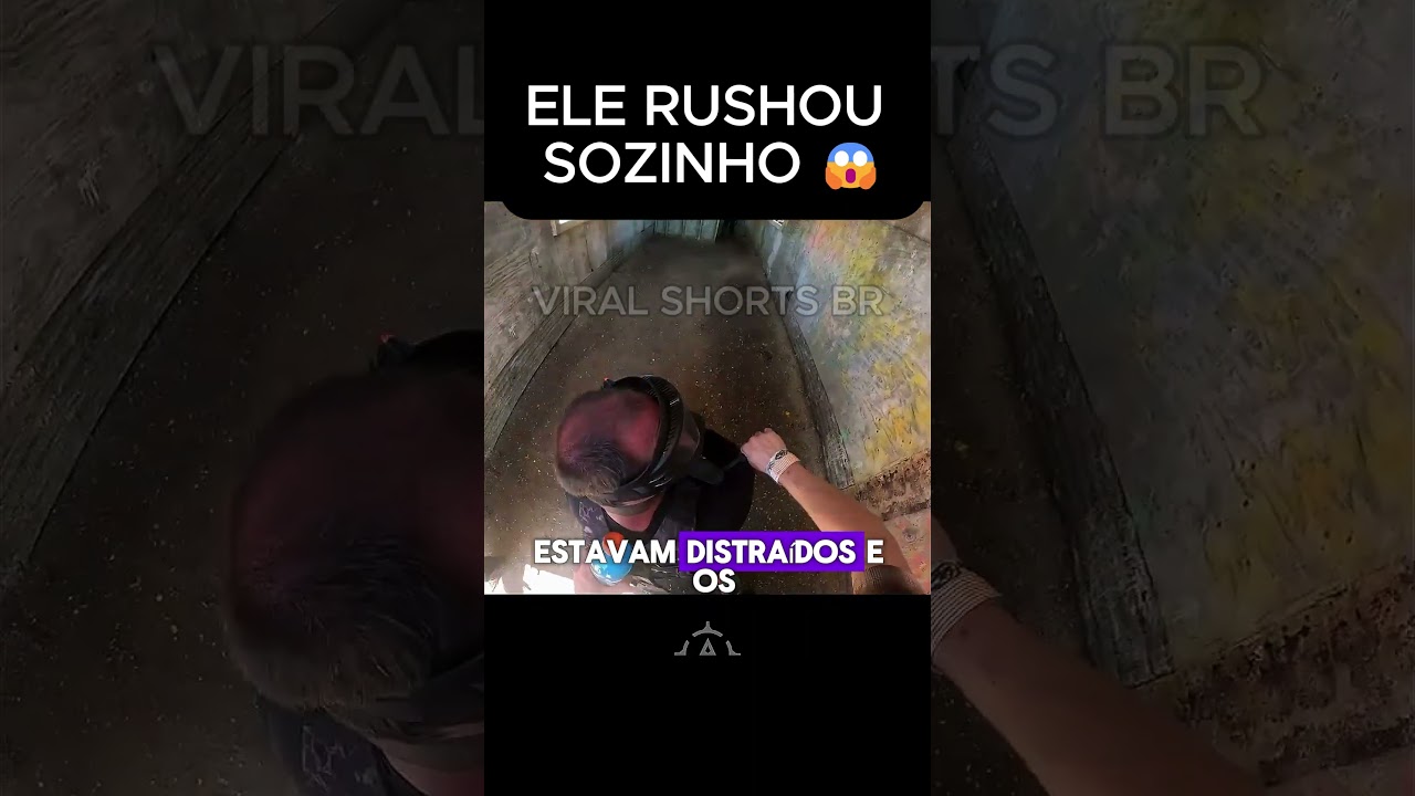 ELE RUSHOU SOZINHO NA FAQUINHAA 😱😱  