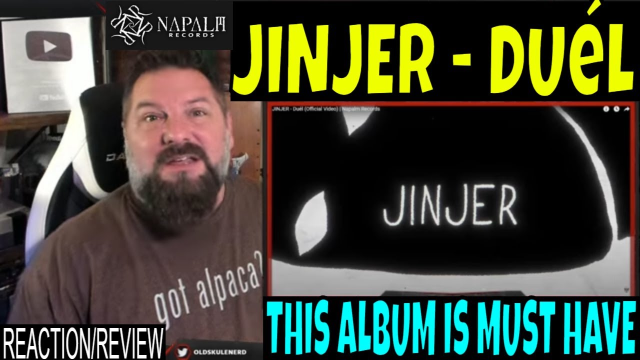JINJER - Duél (Official Video) Napalm Records | OLDSKULENERD REACTION