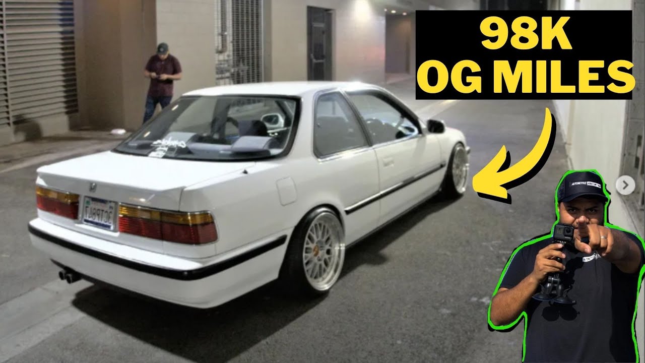 Interior & Engine of a 98k Original Mile 1991 Honda Accord!