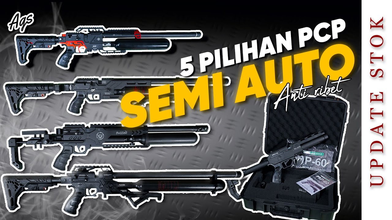 PROMO 5 SENAPAN ANGIN PCP SEMI AUTO | Hunting praktis Tanpa Ribet Kokang ❗❗