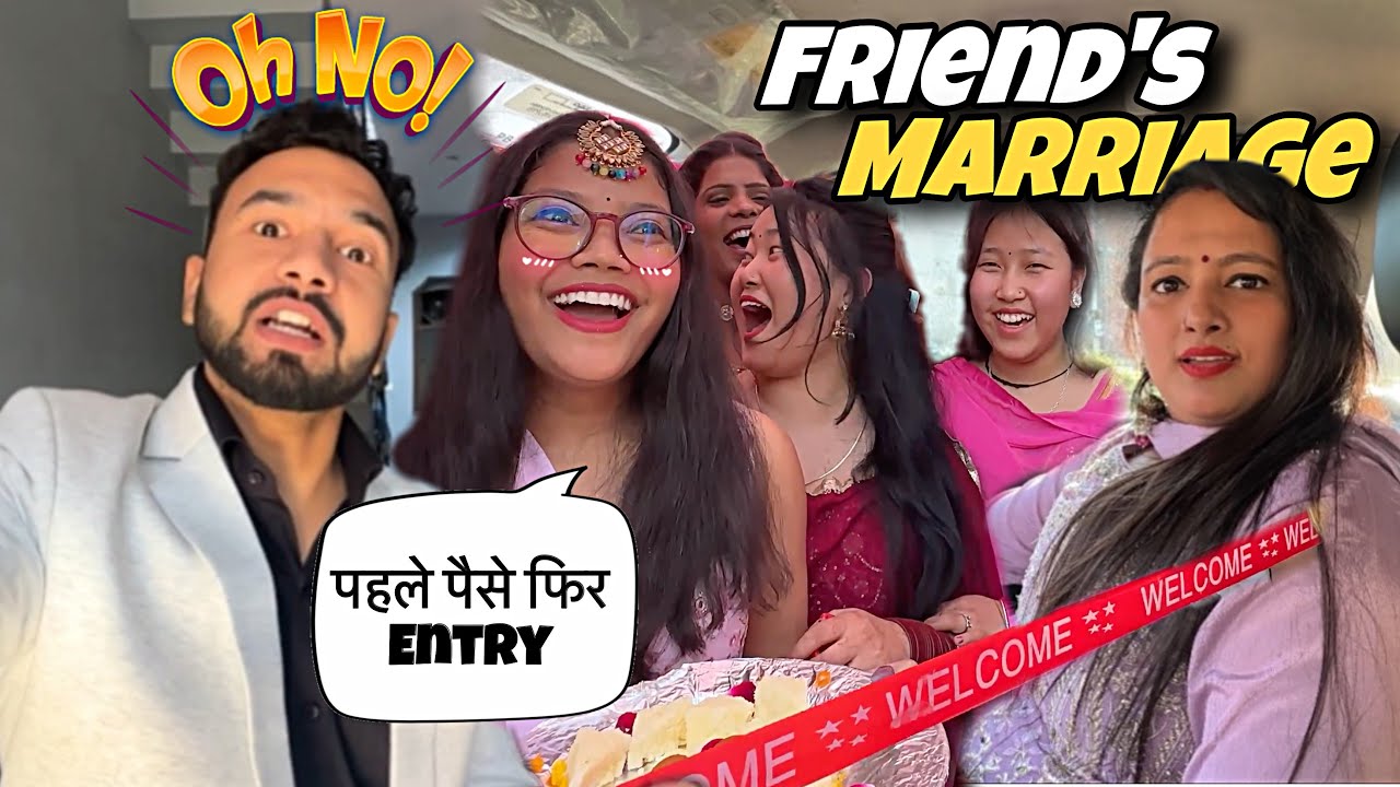 Dost ki shadi me pahuche late or aise hua Barat ka swagat || priya jeet vlogs #couplevlogs