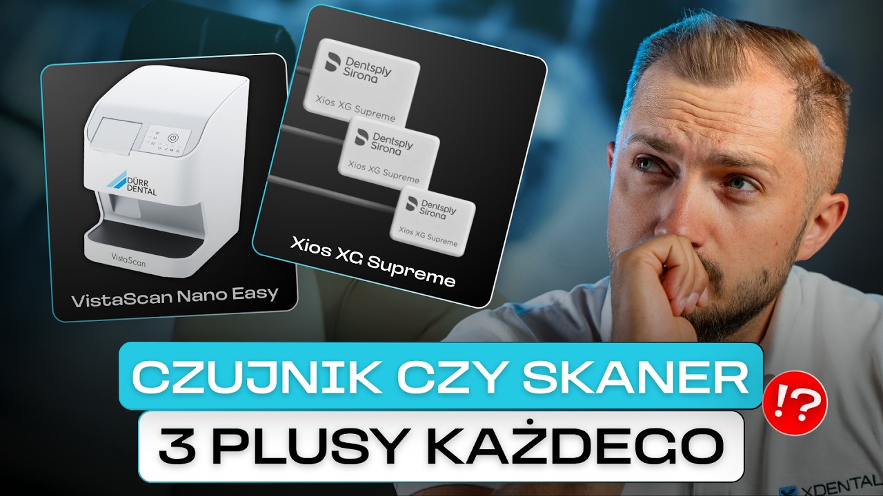 Co wybrać - czujnik radiowizjografii czy skaner płytek fosforowych?