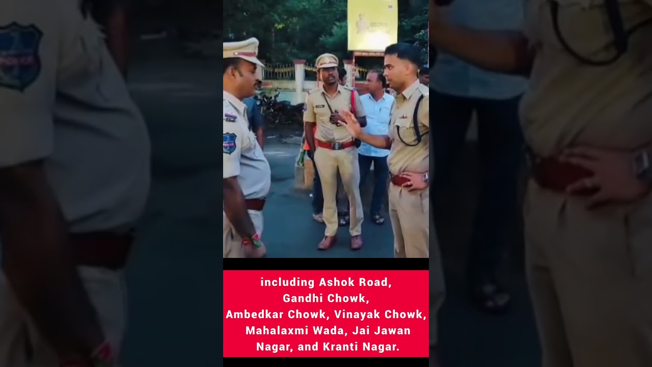 SP Akhil Mahajan Inspected Ganpati Immersion Route. #news