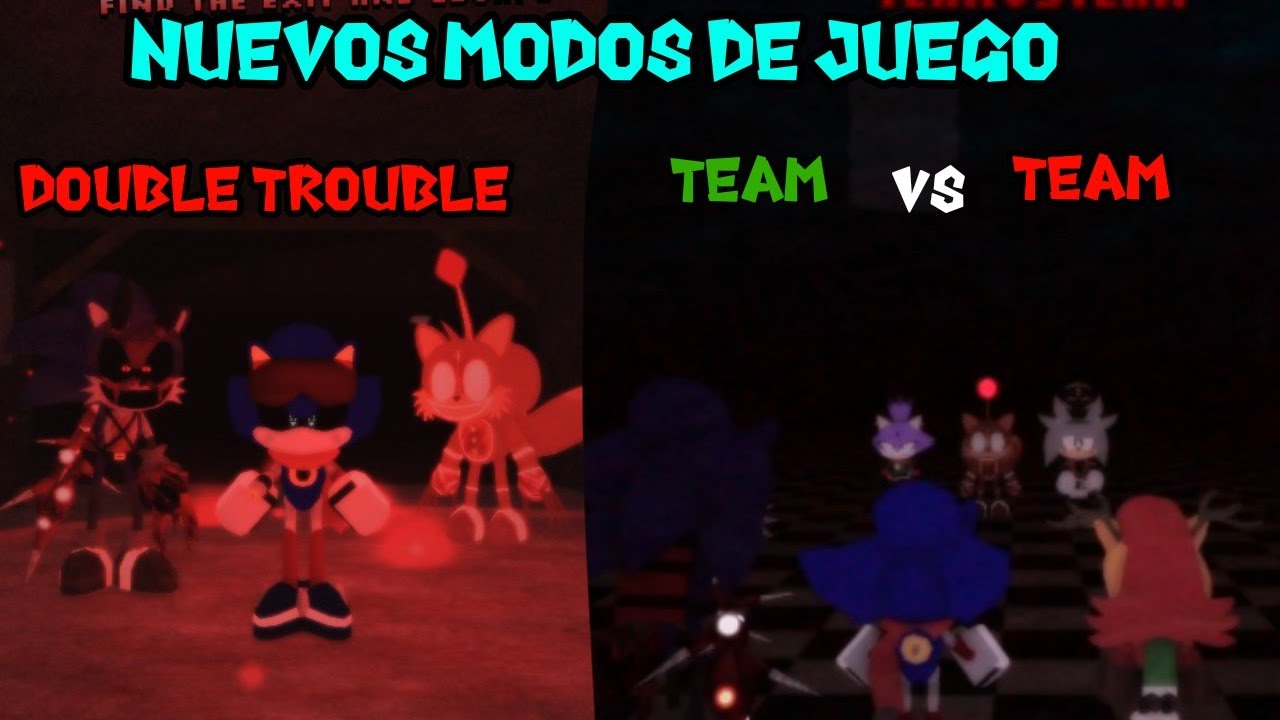 LOS NUEVOS MODOS DE JUEGO DE SONIC.EXE THE DISASTER 1.3!!