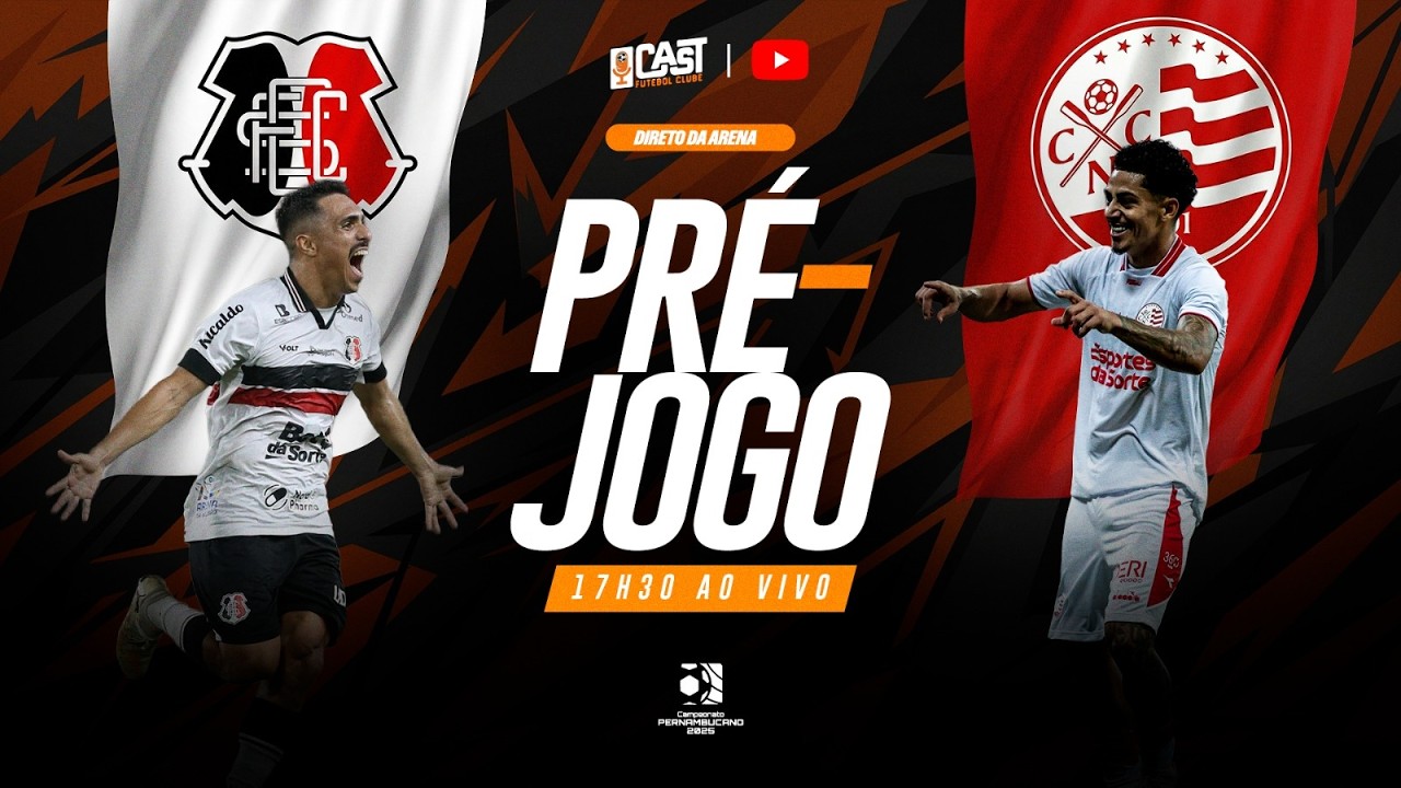 SANTA CRUZ X NÁUTICO | CAMPEONATO PERNAMBUCANO 2026 | PRÉ-JOGO AO VIVO | CAST FC