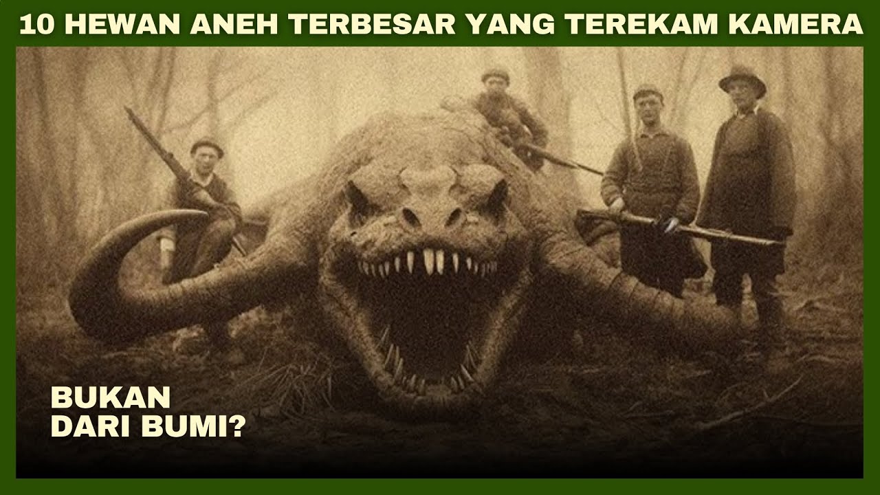 10 HEWAN ANEH TERBESAR YANG TEREKAM KAMERA