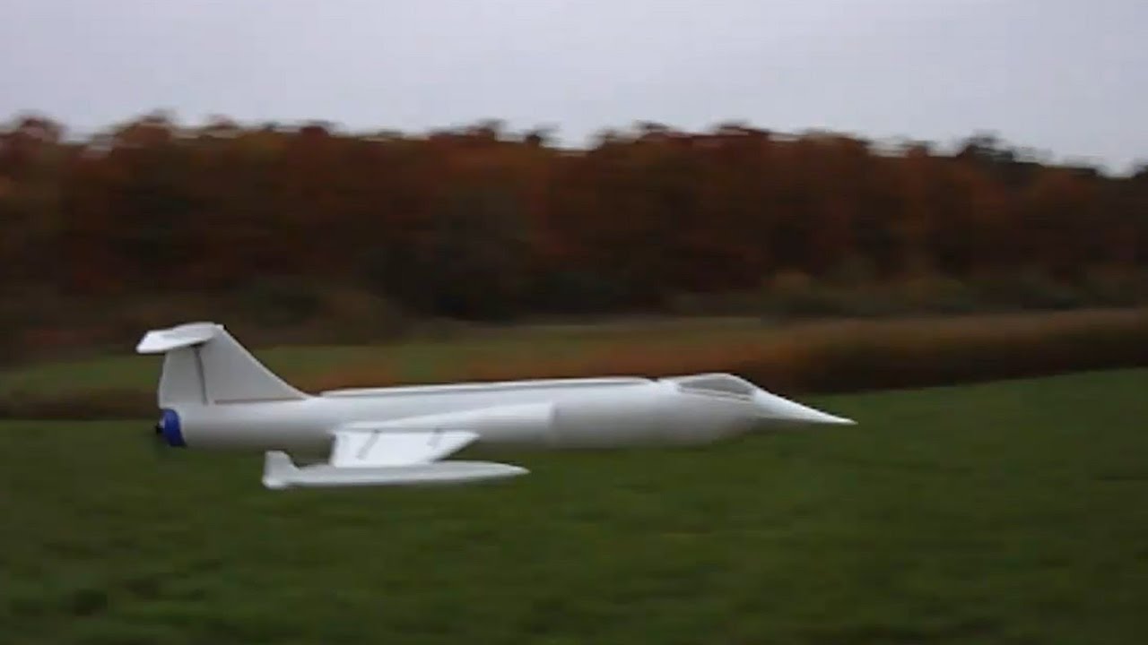 F-104 Starfighter aus Depron mit 3S Antrieb