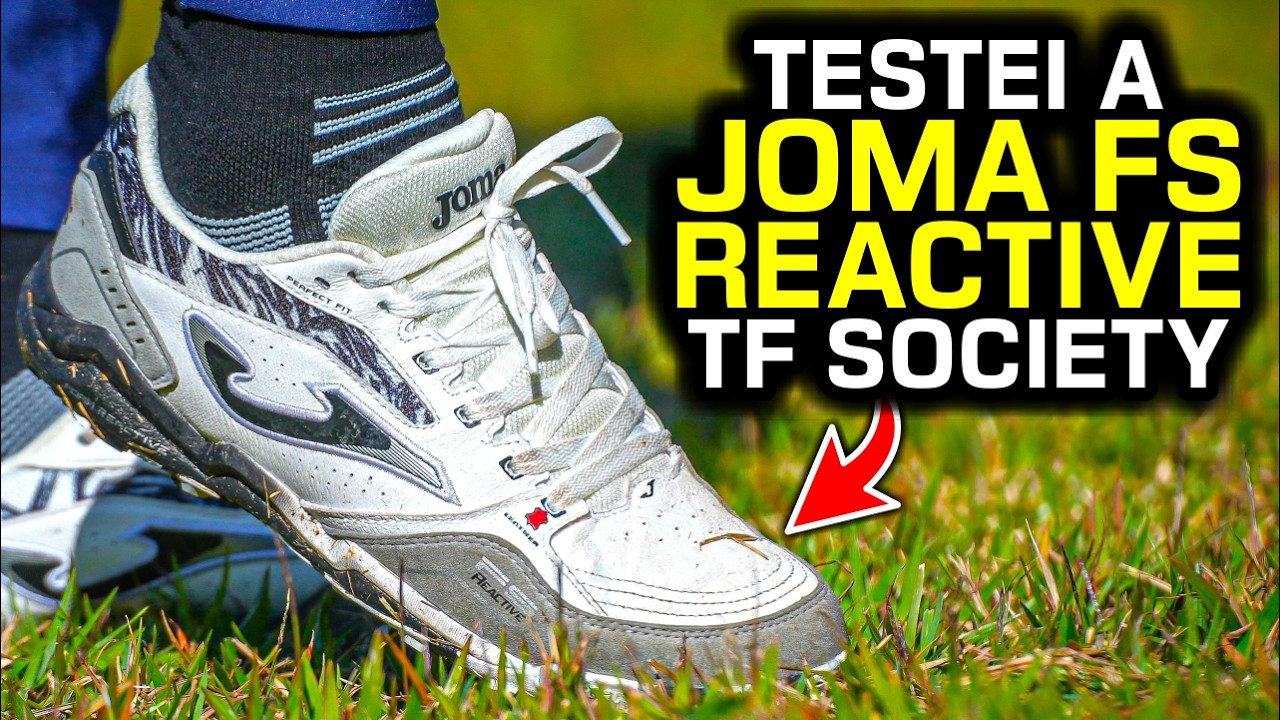 MELHOR que Joma Mundial e Top Flex? 🤔 - Teste chuteira society Joma FS Reactive TF