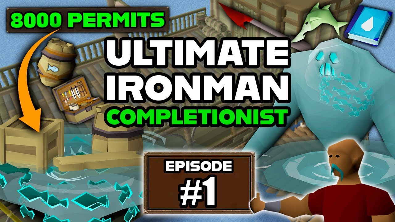 8000 разрешений Tempoross + ранние материалы UIM — Начало | Путешествие UIM Completionist №1 OSRS