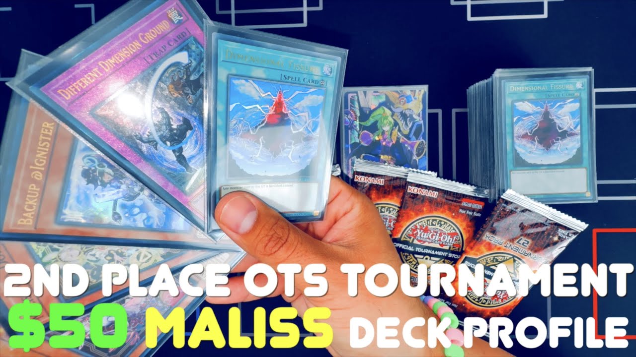 2nd Place $50 Maliss Deck Profile | June 2025 OTS Yugioh Tournament