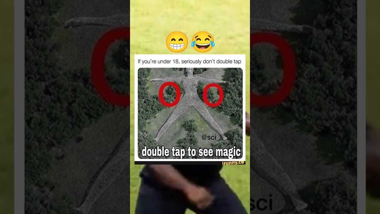 Double tap screen to see magic 😁!#memes #funny