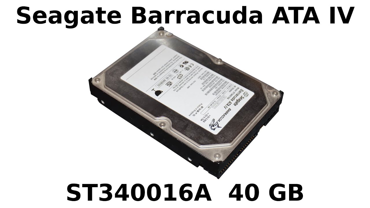 Жёсткий диск Seagate Barracuda ATA IV ST340016A 40GB