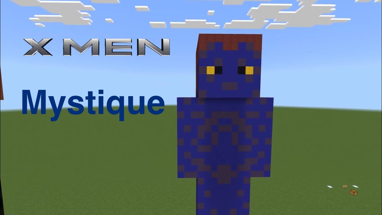 Minecraft Mystique (X-Men Trilogy) Statue Tutorial