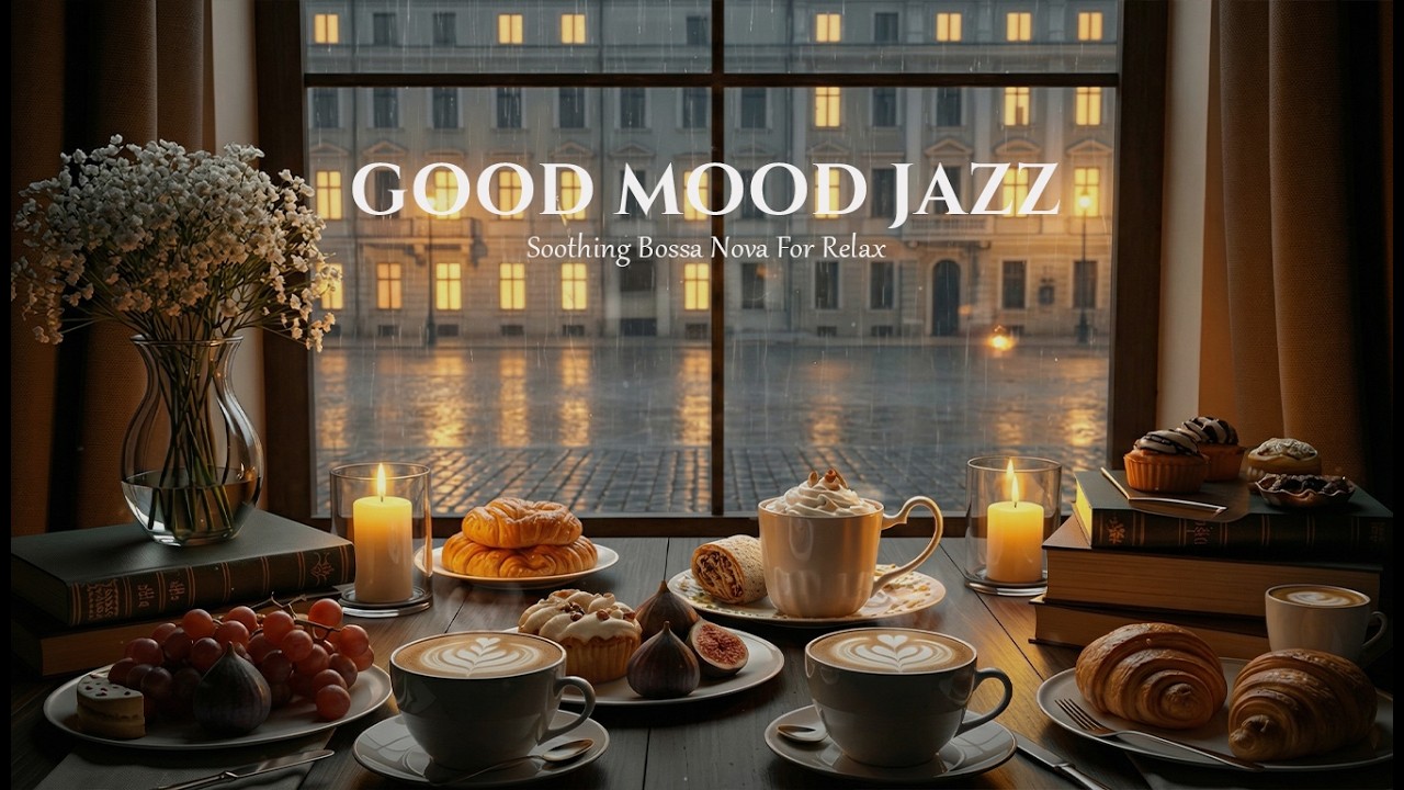 Soothing Café Jazz Music ☕ Smooth Bossa Nova Piano and Background Music for Good Mood