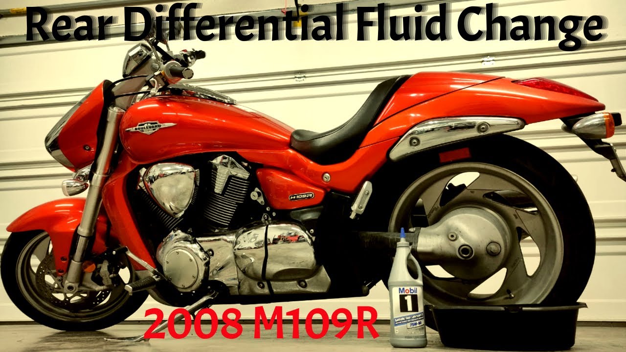 Rear Differential Gear Fluid Change on 2008 M109R | Final Drive Gear Oil Change on M109R