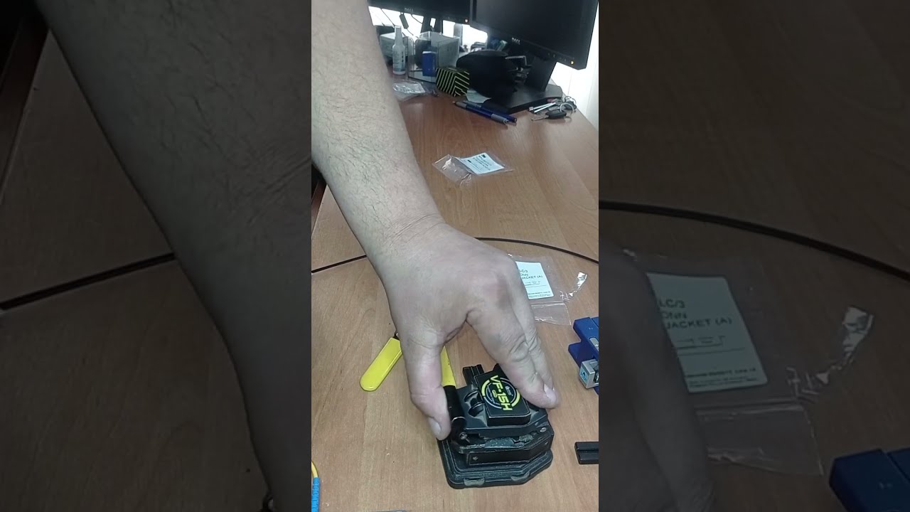 6 - Як обжати оптоволокно FTTH на Fast Connector 3M