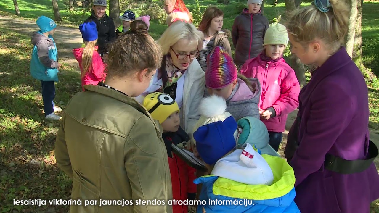Ar informatīvajiem stendiem papildināts vēsturiskais Vaboles parks