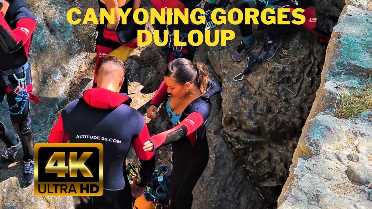 Canyoning Gorges Du Loup ! French Riviera 🇫🇷 [4K UltraHD]