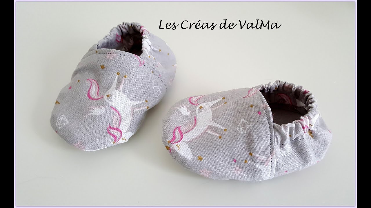 Chaussons pour bébé - facile débutant - Tuto couture ValMa Créas
