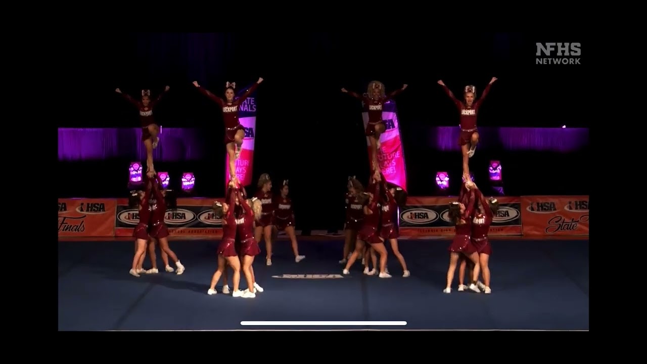 Lockport High School IHSA Cheerleading State Finals 2024