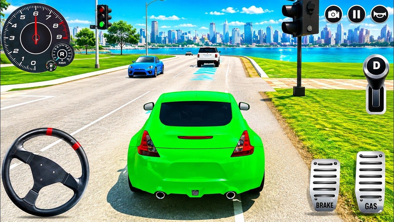 Nissan Z350 Peaceful City Ride | Parking Frenzy 2.0 3D Game | Android & iOS Gameplay