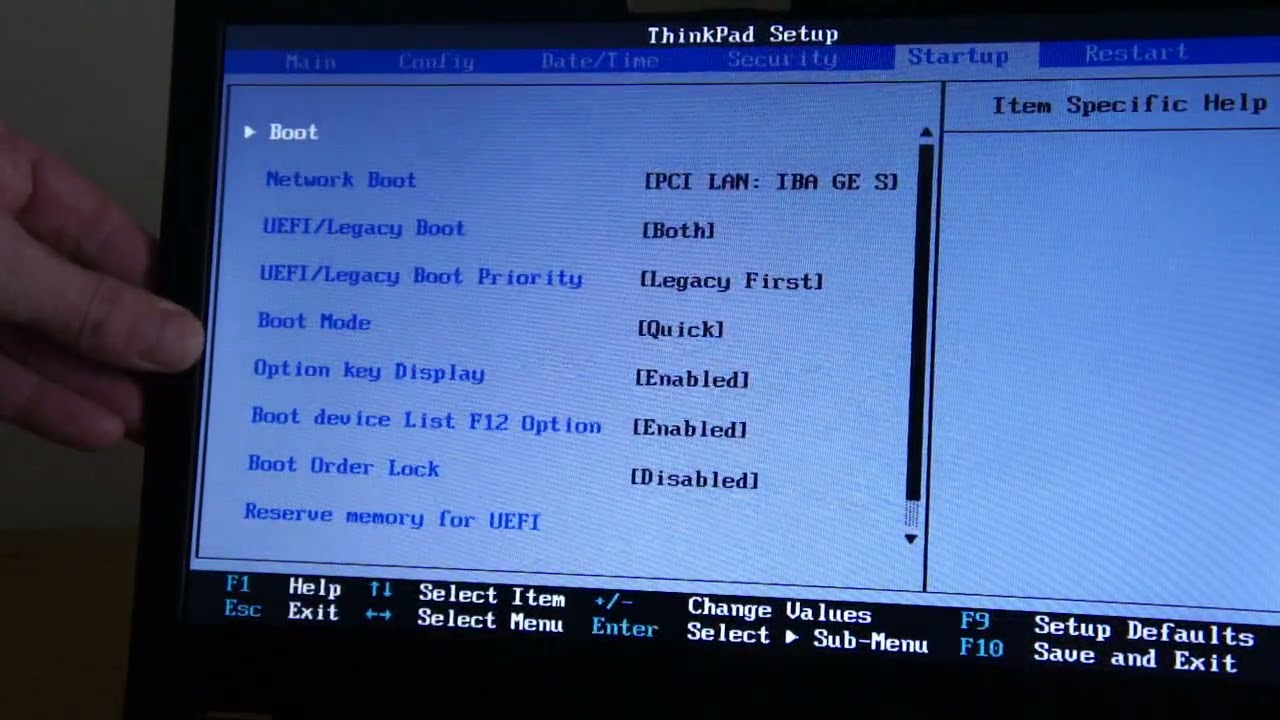 Жесткий диск Lenovo HDD SSD не найден, не обнаружен