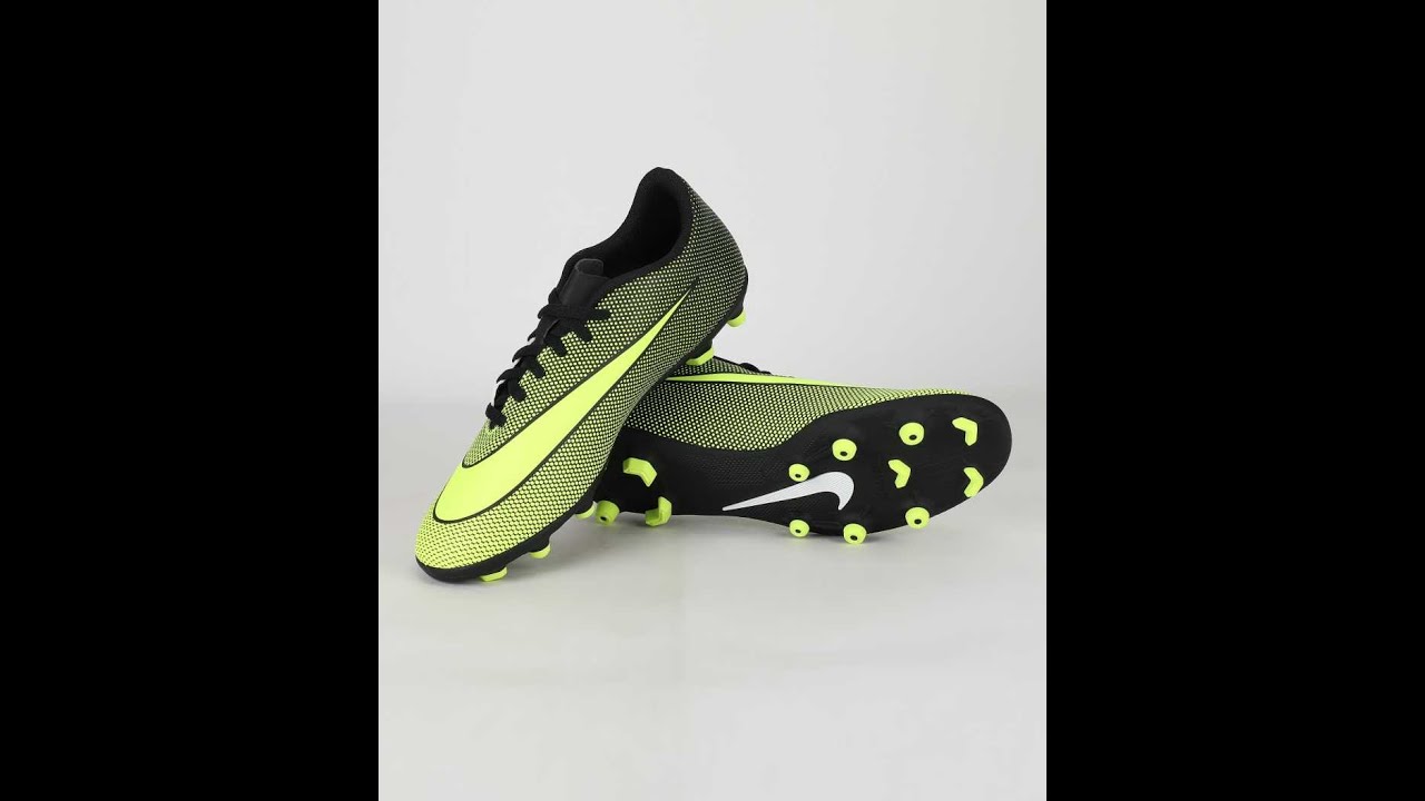 Nike Bravata II FG Black and Neon Football Studs Unboxing and Review