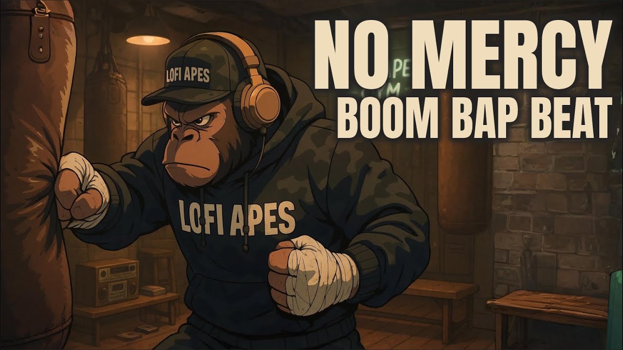 💿 No Mercy  90s Boom Bap Freestyle Beat  Old School Hip-Hop Instrumental 🐒📼
