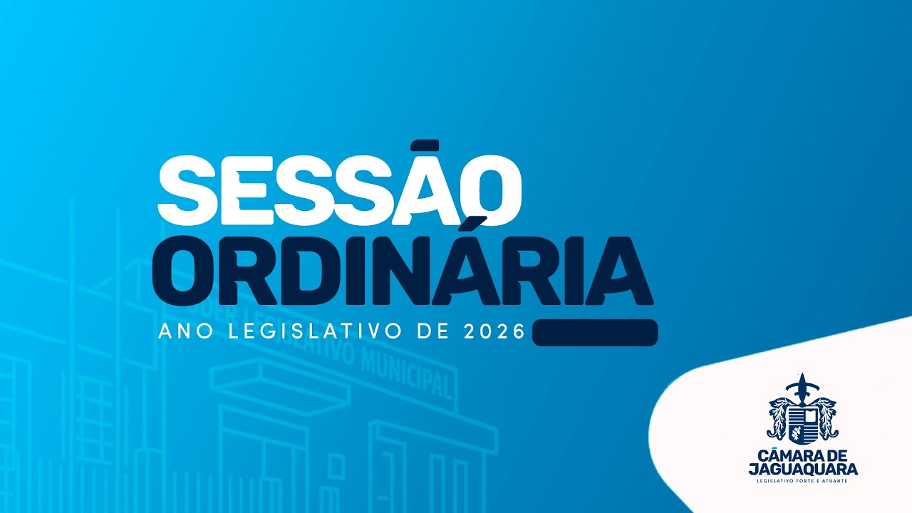 🔴 AO VIVO: 4º Sessão Ordinária | (17/03/2026)
