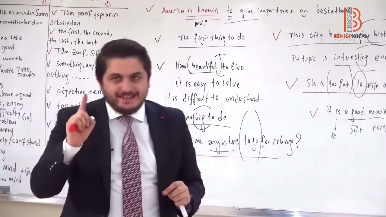 HAKKI ŞAHİN VİDEO 39 Gerund Infinitive III