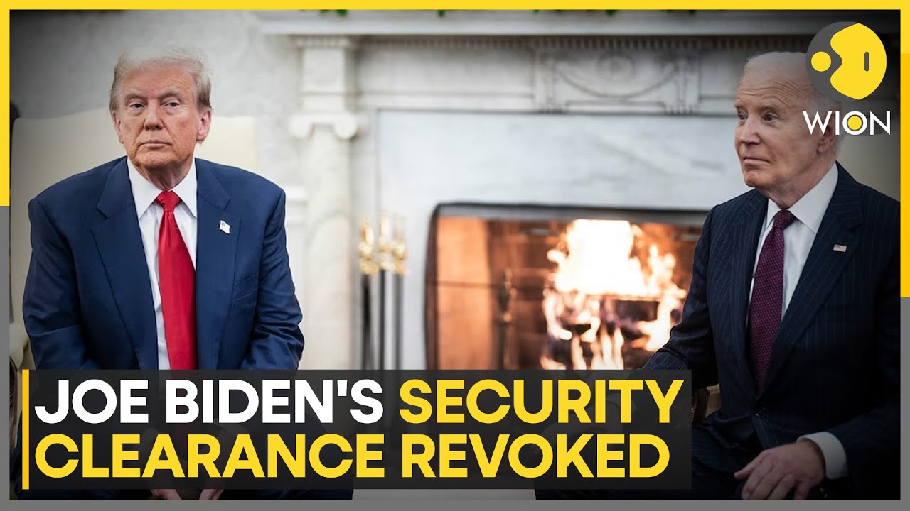 Trump Revokes Biden&rsquo;s Security Clearance Amid Political Crackdown | World News | WION