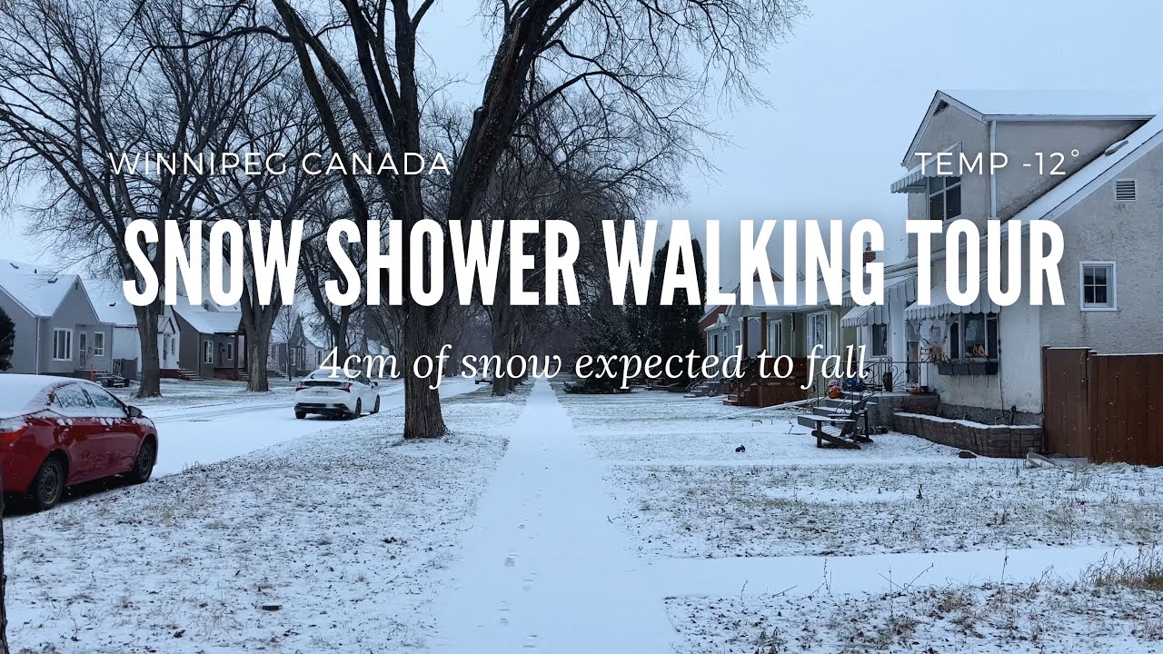Snow Shower Walking Tour | Winnipeg | Fall