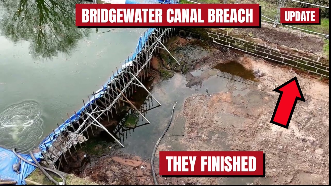 Update At The Bridgewater Canal Breach