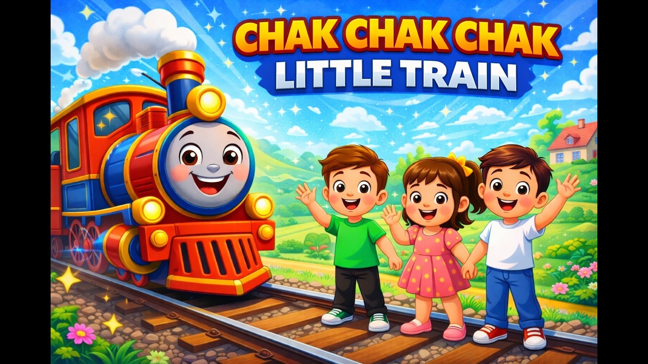 Chak Chak Chak Little Train 🚆| Train Song for Kids | #kidssongs #kidsrhymes #cartoonvideo
