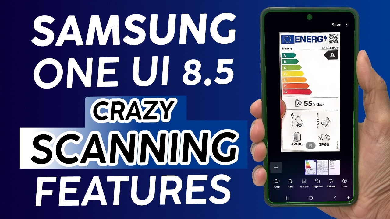 Samsung навсегда изменила функцию сканирования в One UI 8.5 | 3 способа сканирования документов н...