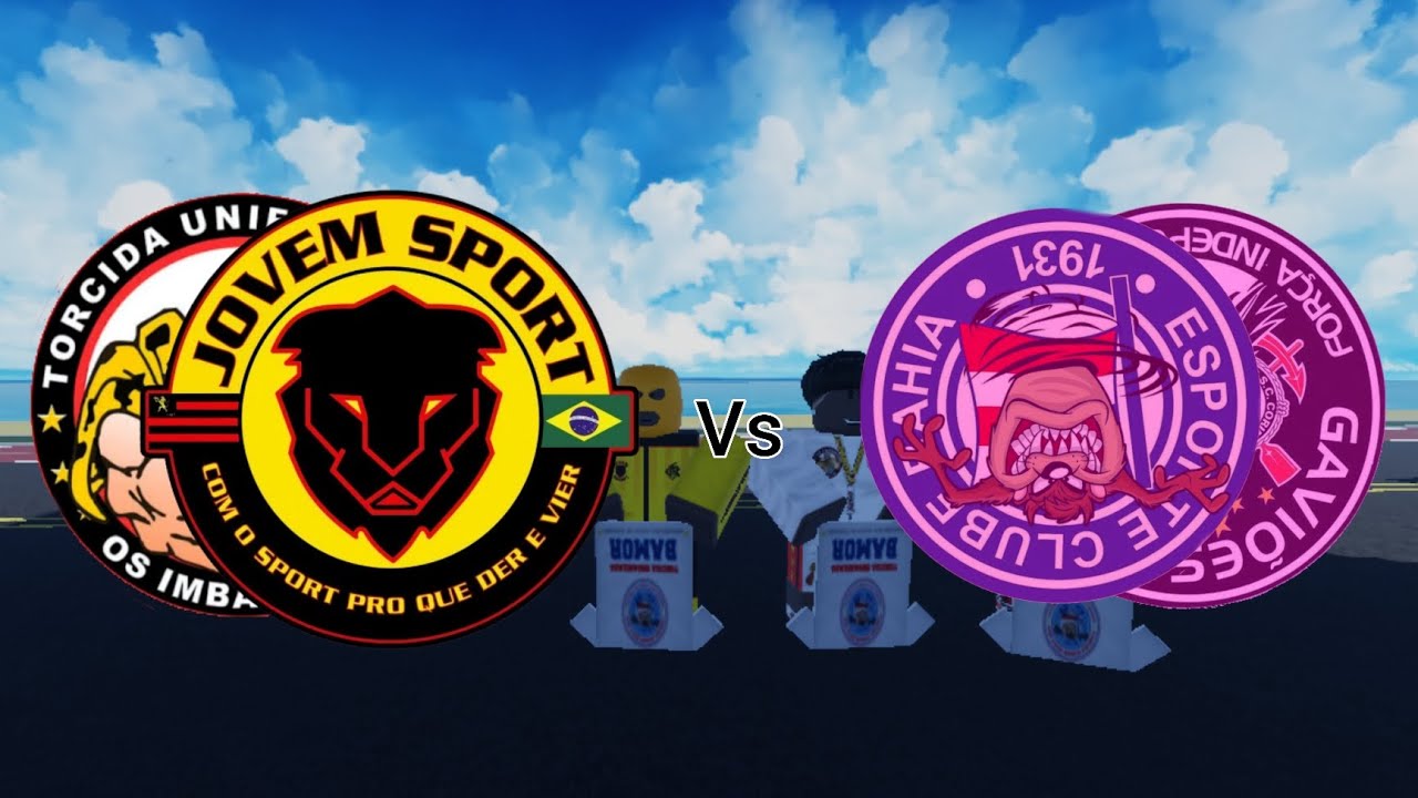 Torcida dos Imbatíveis e da jovem do Sport vs Bamor e Gaviões da Fiel 🔥 | Quebra pesada no Roblox