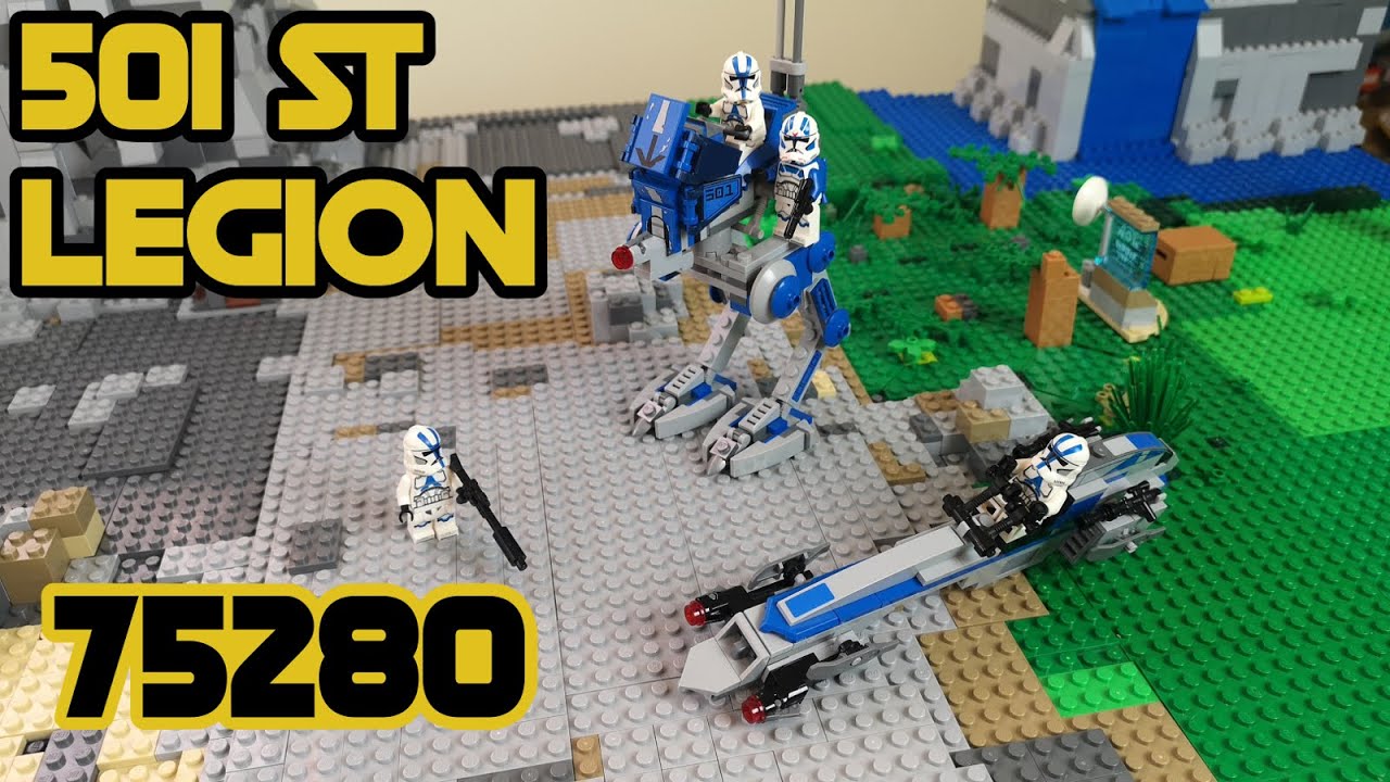LEGO Star Wars 75280 501st Legion Clone Troopers STOP MOTION SPEED BUILD