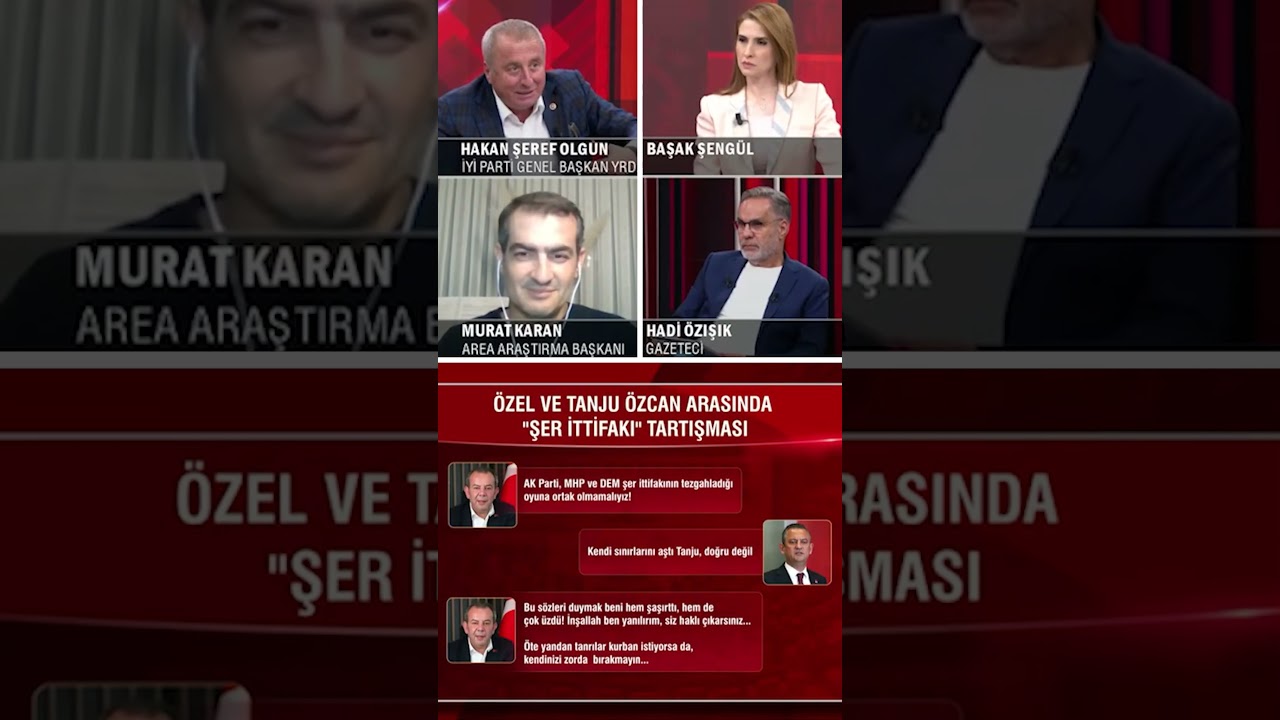 Tanju &Ouml;zcan ve &Ouml;zg&uuml;r &Ouml;zel Arasında 