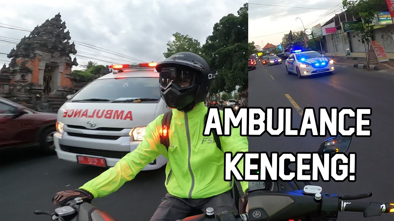 #31 Escorting Ambulance Denpasar || BALI
