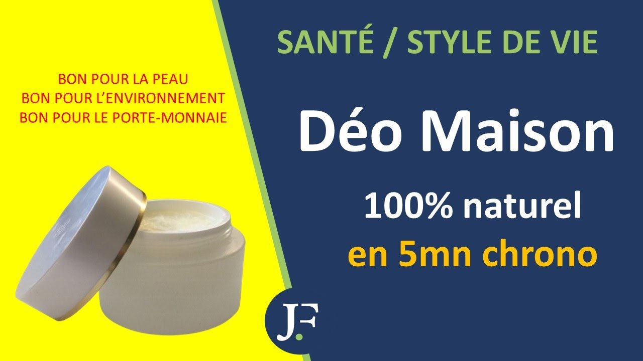 Recette d&eacute;odorant maison 100% naturel et pas cher