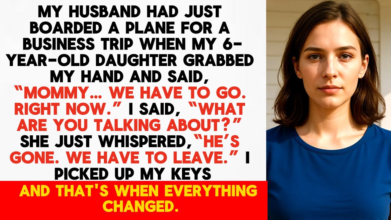 My Daughter Begged Me to Leave Right After My Husband's Flight Took Off