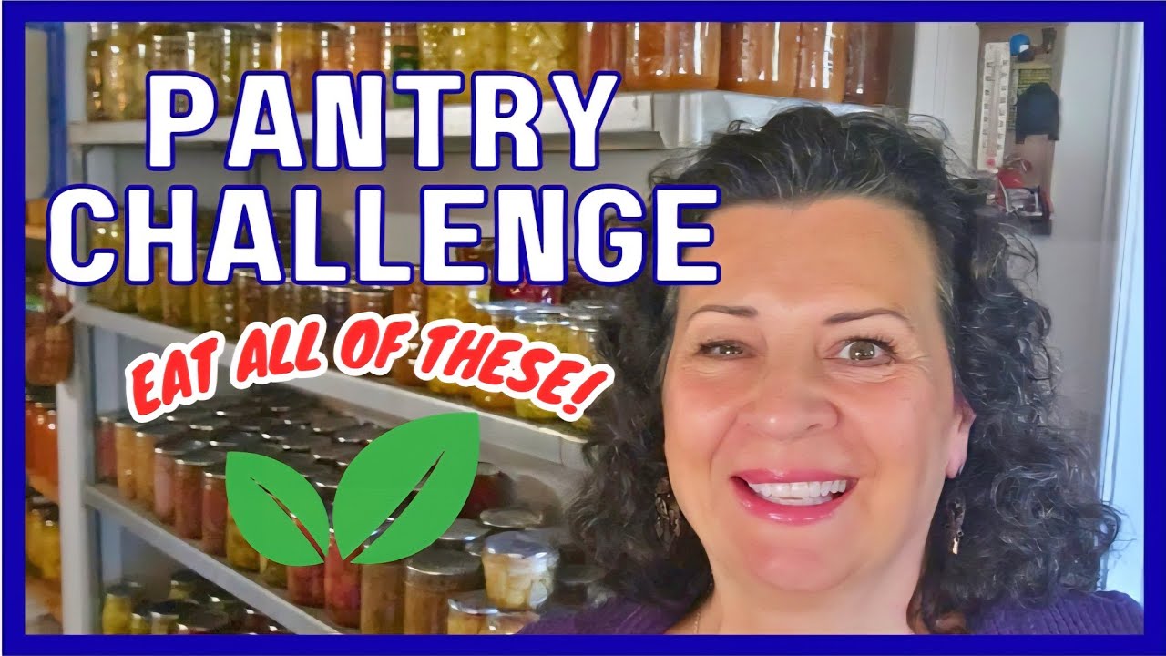 Homestead Pantry Challenge: Emptying Our Long-Term Food Storage BEFORE Garden Season! (Pantry Tour)
