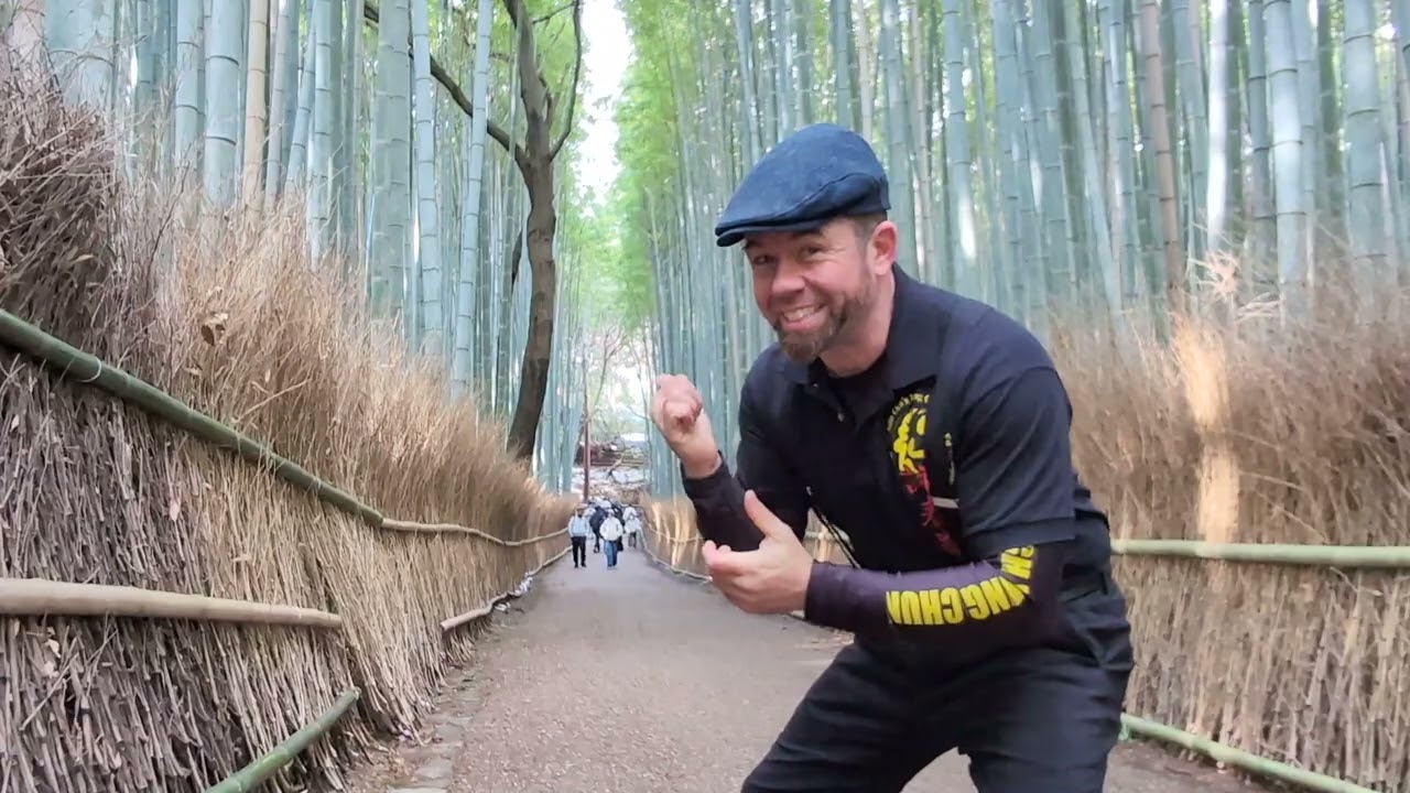 Arashiyama Bamboo Forest | Kyoto Japan | 2nd Form | Chum Kiu | Wing Chun Second Form