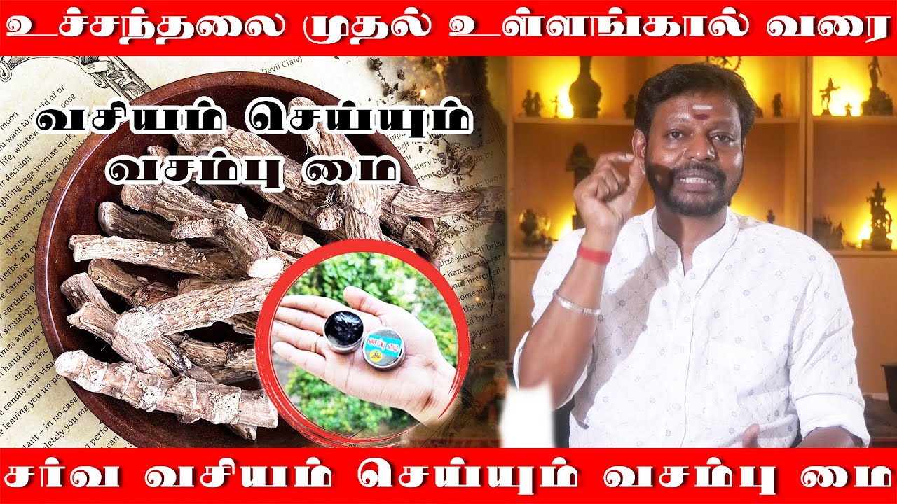 உச்சியிலும் உள்ளங்காலிலும் மை நீங்க சொன்னதெல்லம் நடக்கும் | சர்வ வசியம் செய்யும் வசம்பு மை