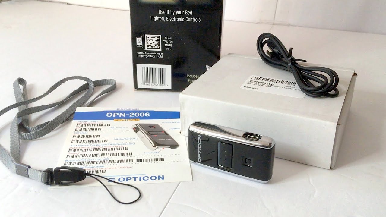 Review: OPTICON 2006 Bluetooth Barcode Reader- Great for Amazon Book Sellers!