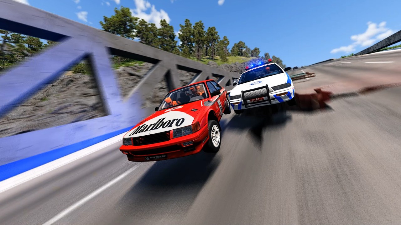 5 Levels of Police Chase in BeamNG.drive – Can You Survive the Final Level? #2